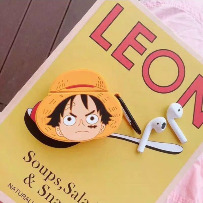 SOFT CASE CASING AIRPODS GEN 1 & 2 INPODS 12 - ONE PIECE LUFFY 3D