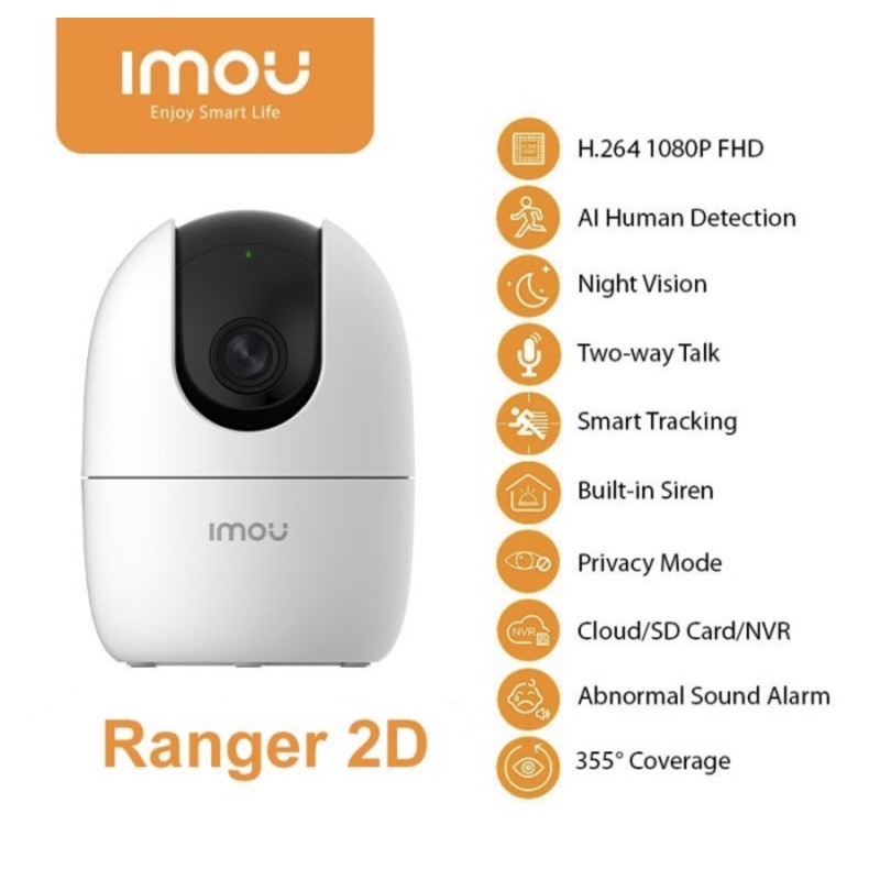 imou ranger 2D IP camera smart tracking indoor resolusi 2mp