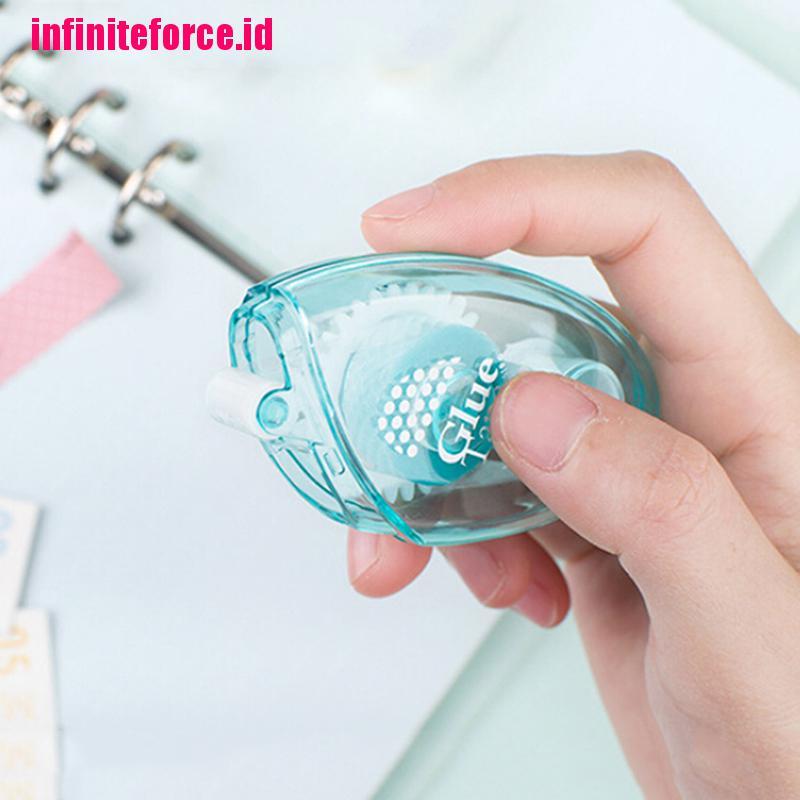 1pcs Double Sided Adhesive Dots Stick Roller Glue Tape Dispenser Refillable New