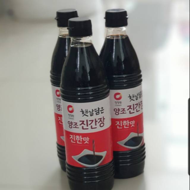 

jin ganjang korea kecap asin 840ml Chung Jung One