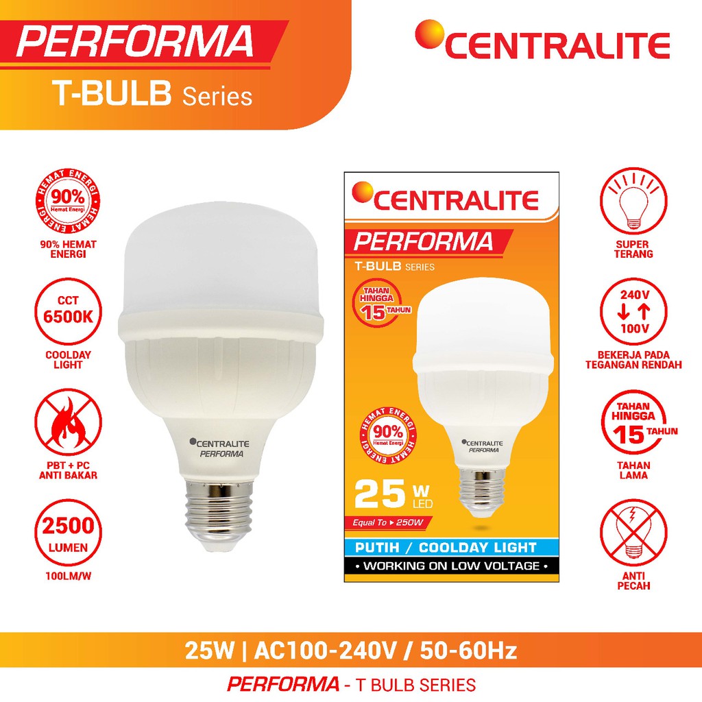 CTL 25W CD PUTIH LAMPU LED CAPSULE 25W PERFORMA CTL / BOHLAM CAHAYA PUTIH CD