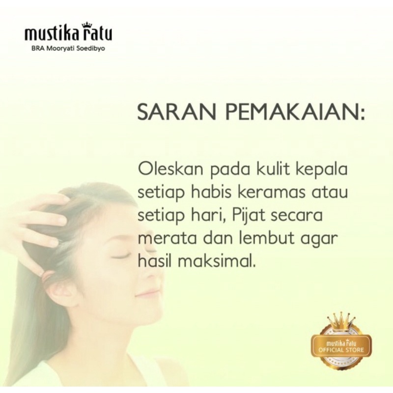 Mustika ratu hair oil cemceman 175 ml ( minyak cemceman rambut )