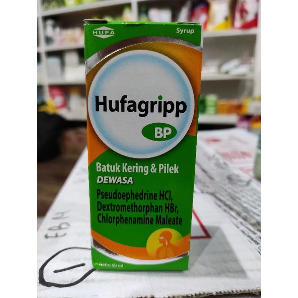 HUFAGRIPP BP obat batuk kering dan pilek dewasa 60ml