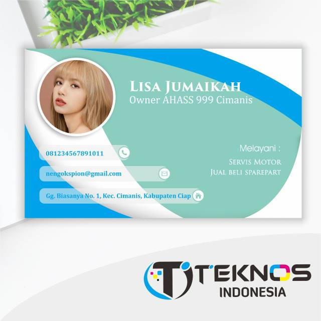 [100 pcs] KARTU NAMA CUSTOM OLSHOP