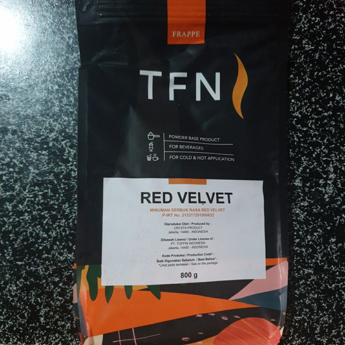 

POWDER/FRAPPE TOFFIN RED VELVET 800GR PREMIUM