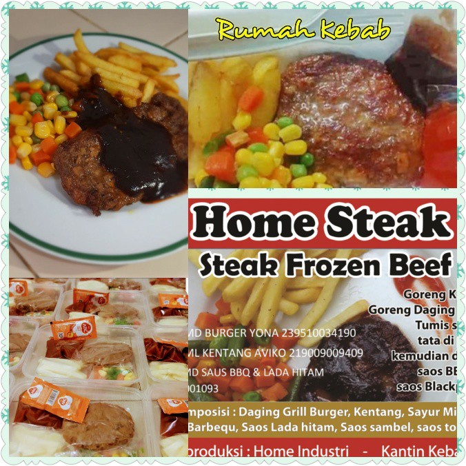 

paket steak beef frozen 20 box dua puluh box lengkap dengan saus steak