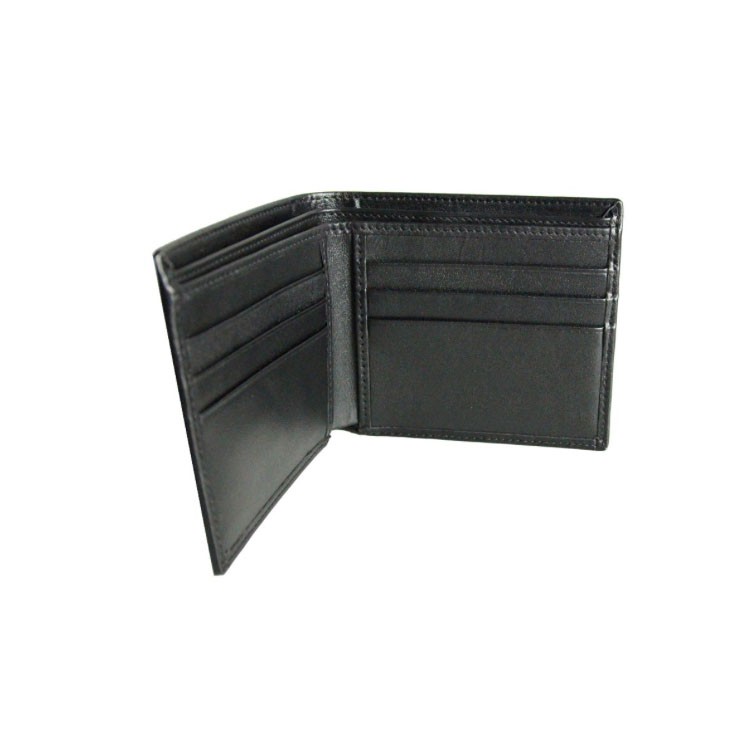 Carbon Fiber Wallet RFID Blocking Leather Bifold Slim Wallet