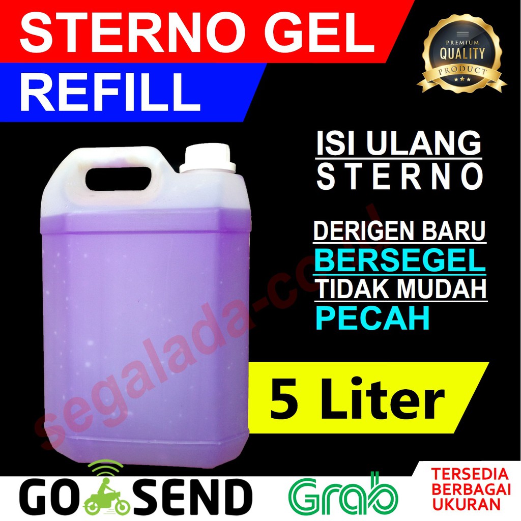 Sterno Refill 5L Jelly isi Ulang Kompor Sterno