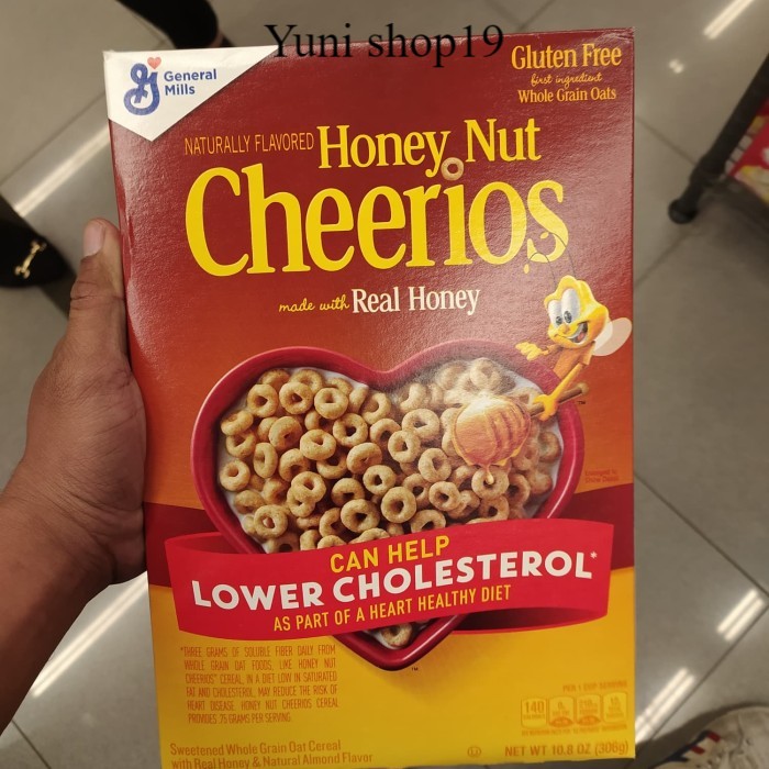 

cheerios cereal honey nut 306gr