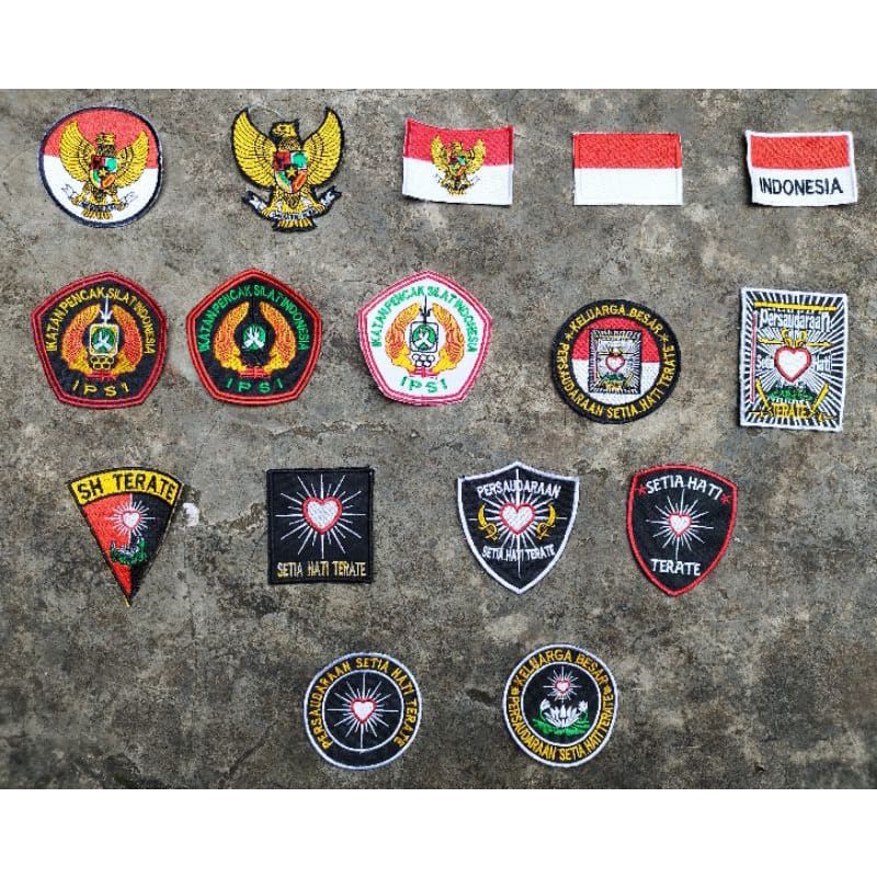 READY BET BORDIR PSHT/BADGE SILAT SH TERATE/BADGE IPSI/BET DADA PSHT