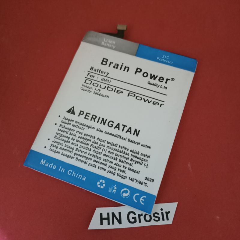 Baterai Batre XiaoMi MI 8 Lite BM3J BM 3J Double Ic Brain Power Battery Batrai Mi 8X