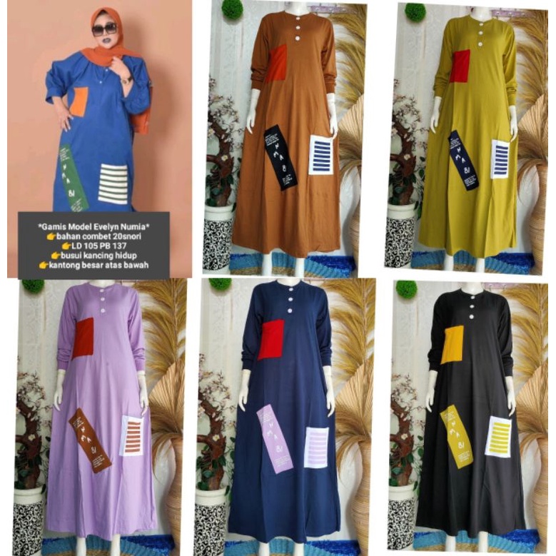 Gamis Combet Style Numiaa
