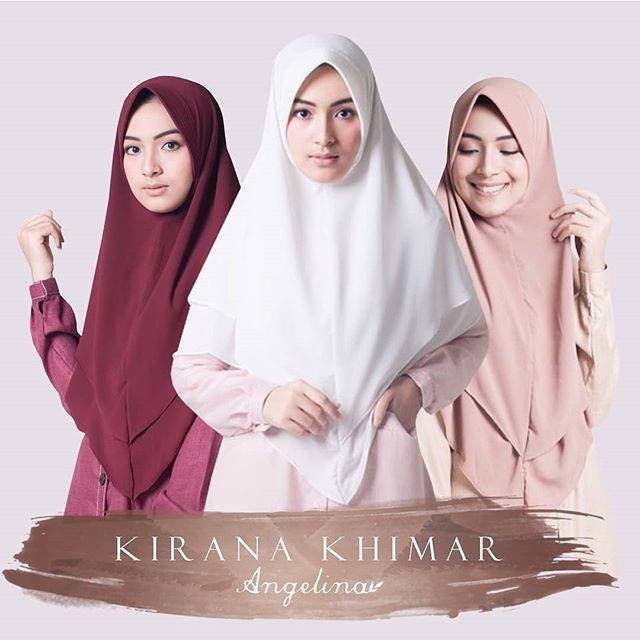 BOOKED KIRANA KHIMAR BY ATELIER ANGELINA WARNA KHAKI M