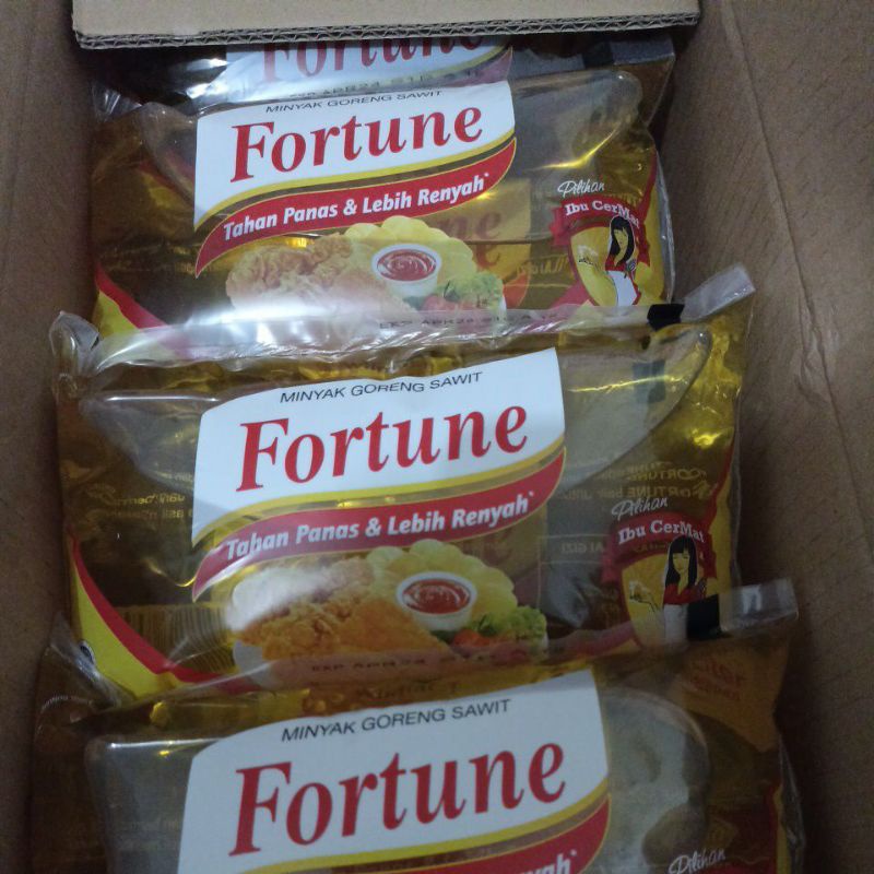 

Minyak Goreng Fortune Kemasan pillow 1 liter