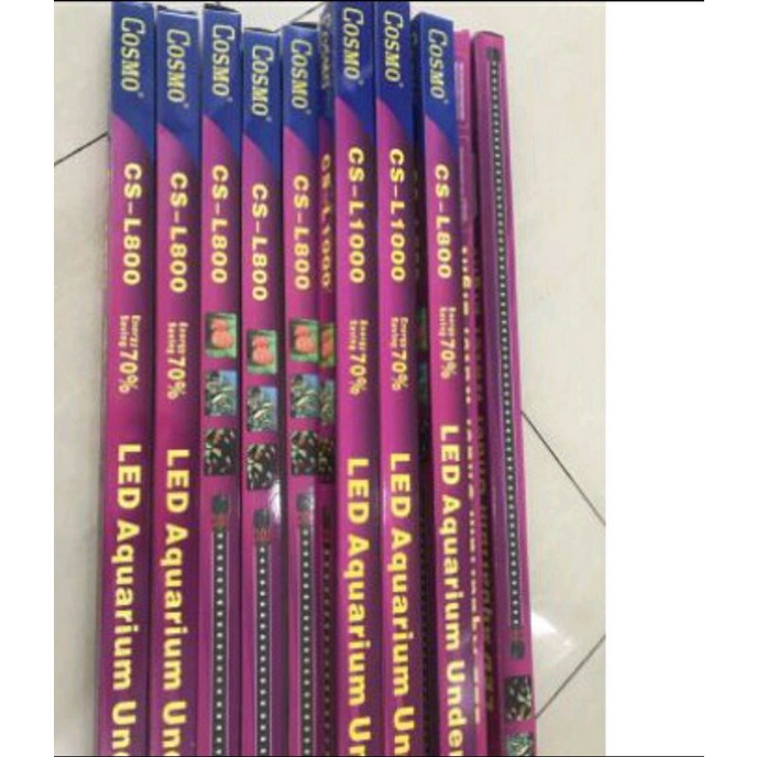 lampu celup aquarium ikan cosmo cs 1000 100cm PINK