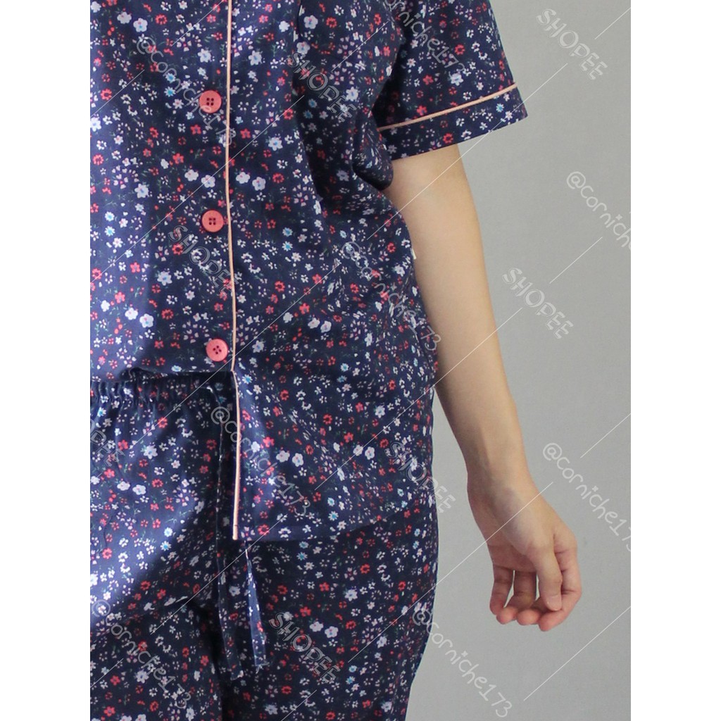 Corniche Daisy Pyjamas Navy