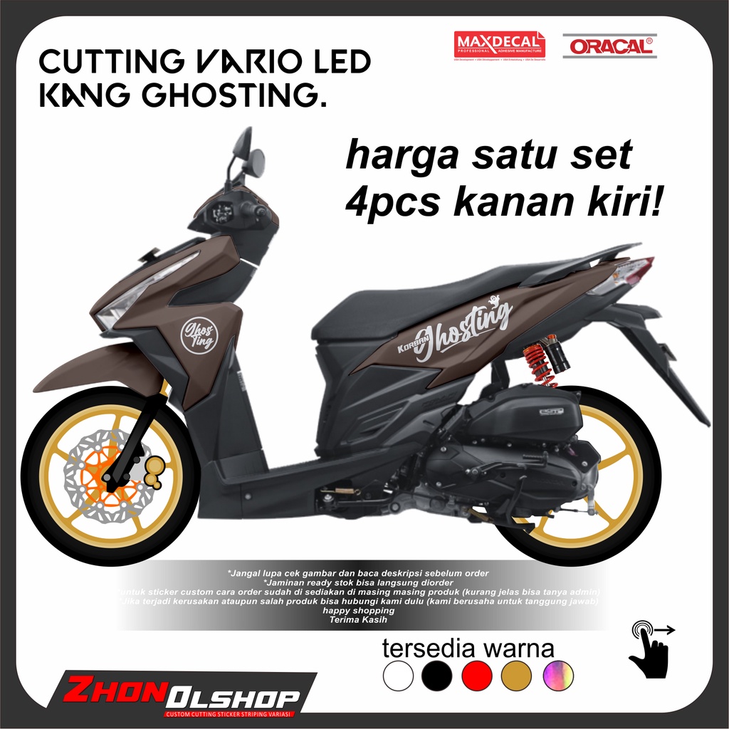 STIKER VARIO 150 LED OLD MODEL KANG GHODTING CUTTING STIKER BODY VARIO 125-150 OLD STIKER VARIO 2016