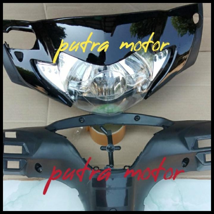 Batok Kepala Depan Belakang Dan Reflektor Lampu Depan Supra X 125 2006