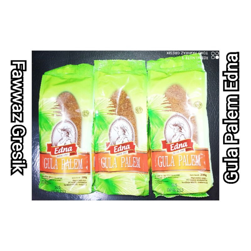 Gula Palem Edna Pino 200gr / Edna Pino Gula Palem 200 gr / Aren Palm Sugar 200 Gram / COCONUT BROWN PALM SUGAR - PALM ZUIKER - GULA AREN