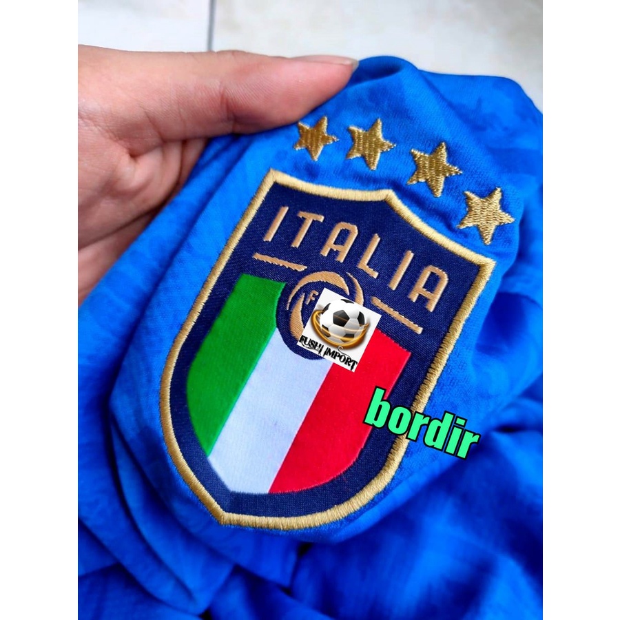 HQ JERSEY BOLA ITALIA HOME EU CUP 2021 ITALY GO HIGH QUALITY IMPORT