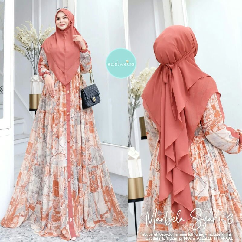 Best Seller Marbela Syar'i #3 By Edelweis