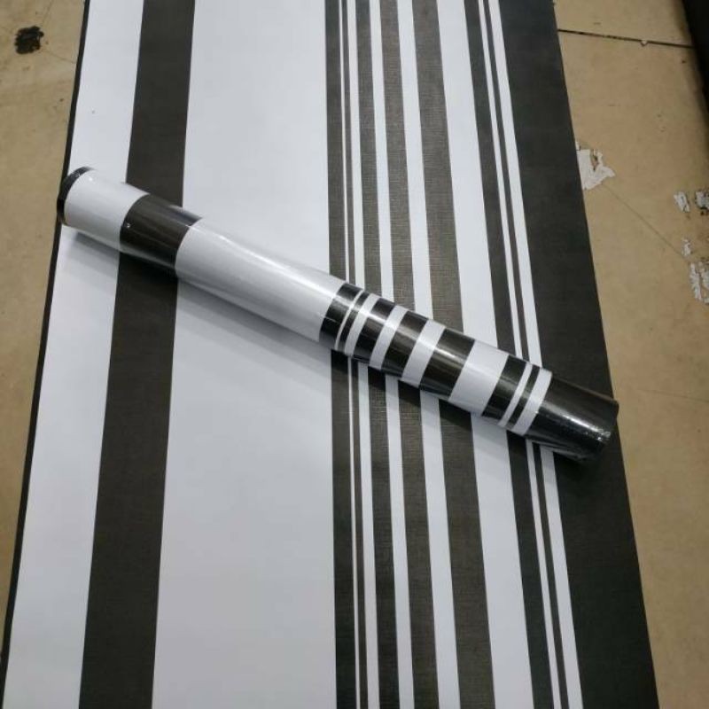 WALLPAPER DINDING MOTIF SALUR HITAM PUTIH ZEBRA