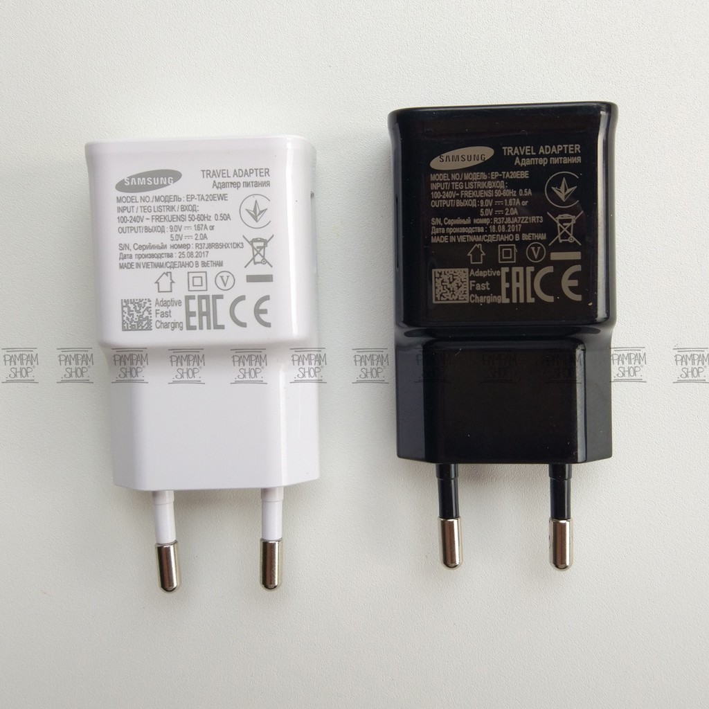 Kepala Adaptor Charger Adaptive Fast Charging Samsung Galaxy Original Casan Note 4 5 7 8 S6 S7 S8 S9