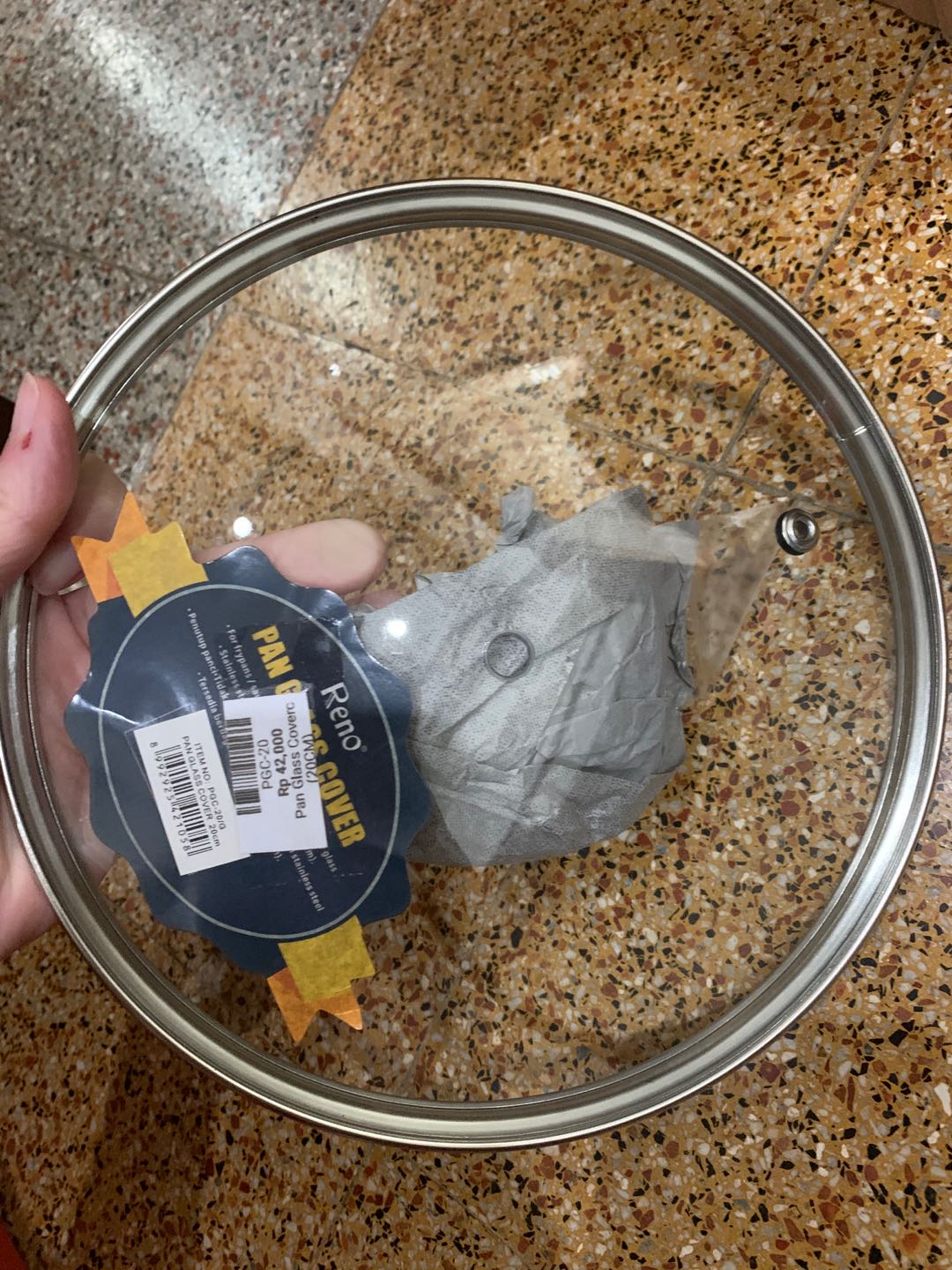 Tutup Panci Kaca 20 Cm