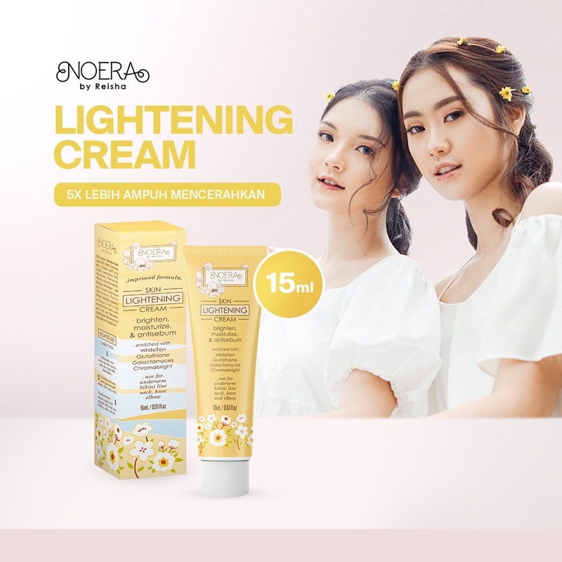 Noera Skin Lightening Cream | Armpit Cream Pemutih Lipatan Pemutih Ketiak Pemutih Selangkangan - BPOM