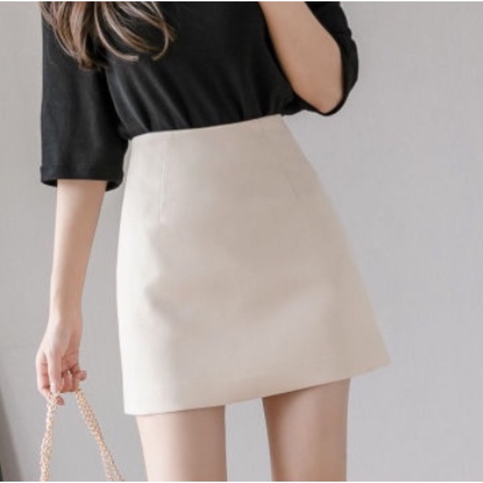 【Blossom】Korean A-Line Chiffon Mini Skirt 7274