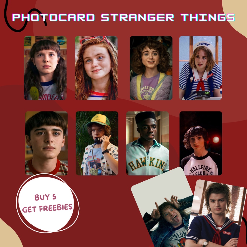 Photocard Stranger Things 4 unofficial. [ Ready Stock - BACA DESKRIPSI ]