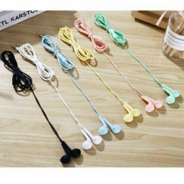 # HJ # Headset ori100%  oppo F9 macaron