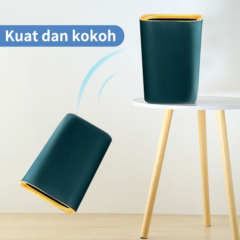 Letyeah &amp; Kaizenliving Tempat sampah besar kuat dan tahan lama / tong sampah gaya nordic minimalis / trash bin