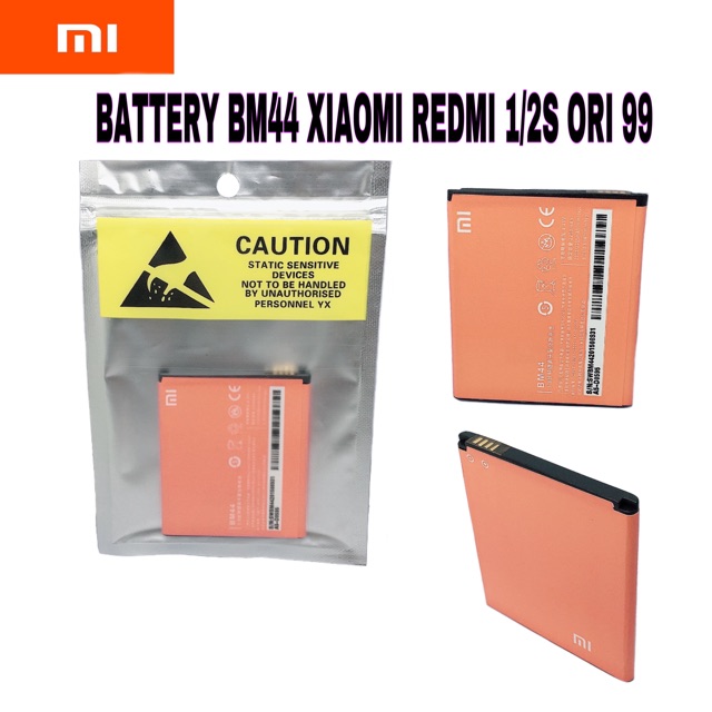 BATTERY ORI 99% XIAOMI BM-45/ REDMINOTE 2 DAN BM-44/REDMI1/2 S