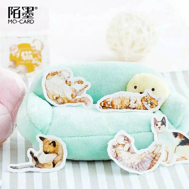 

STICKER SET BOX THEME CUTIE CAT / STIKER