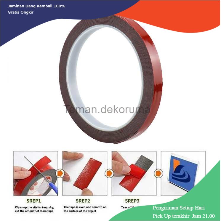 TD - PKK NIKTO Lakban Double Side Tape Super Strong 3m - NI-3