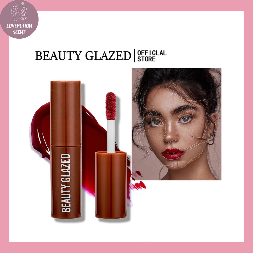 BEAUTY GLAZED CHOCOLATE LIPSTICK MATTE LIP WATERPROOF MOISTURIZING GLOSS LONGLASTING ORIGINAL