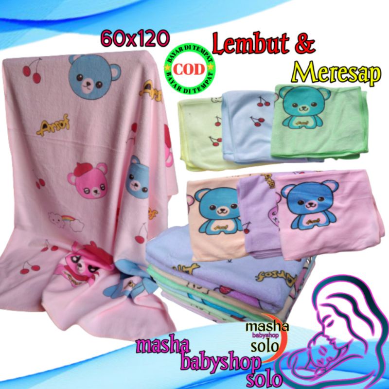 Handuk bayi lembut murah motif , Handuk bayi lembut mikrofiber