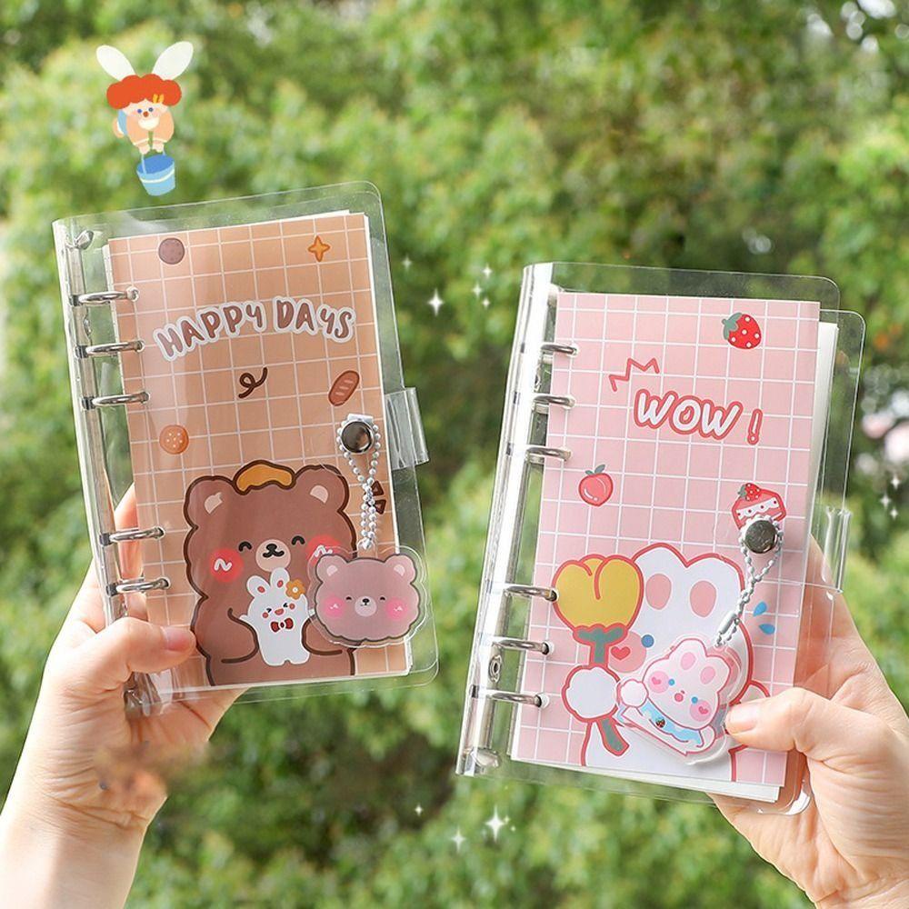 Mxbeauty Loose-leaf Notebook Tahan Air Kreatif Alat Tulis Sekolah DIY Scrapbook Tulisan Bantalan Kartun Handbook