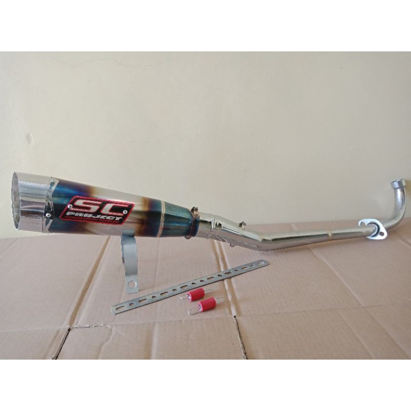 Knalpot SC Project Jupiter Vega Smash Shogun Supra Astrea