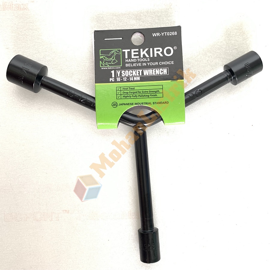 Kunci Sok Sock Shock Y Tekiro / Type Wrench Pendek 8x10x12mm 10x12x14mm