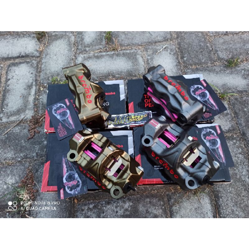 Kaliper Brembo 4 piston Gp4rx kaliper brembo m50