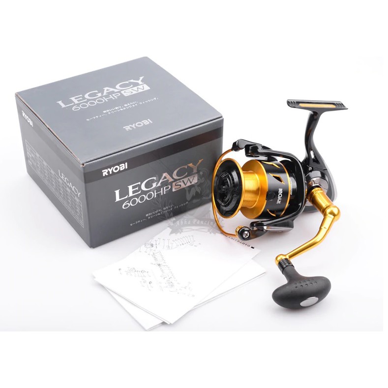 Ryobi Legacy 2000/3000/4000/6000/8000 HP SW Power Handle Reel Spinning Pancing Anti Karat Original
