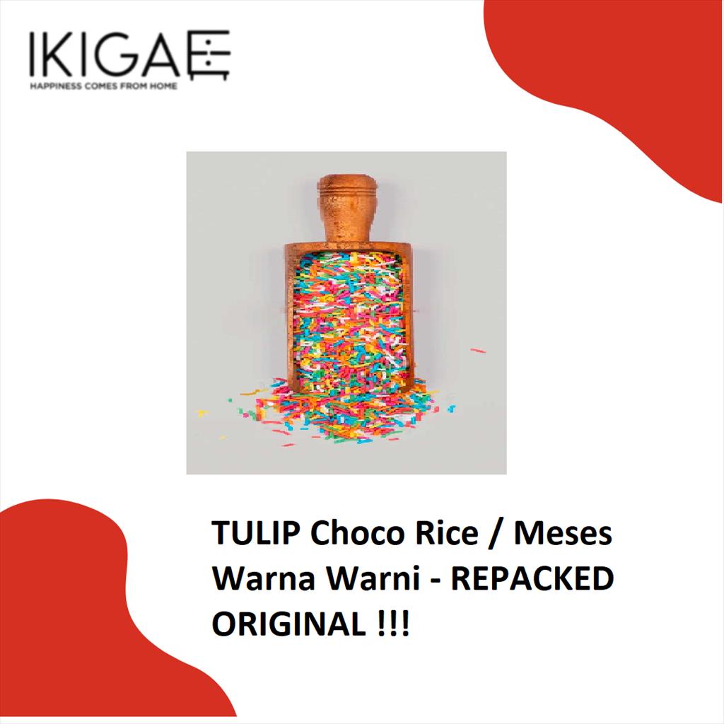 TULIP CHOCO RICE ORIGINAL / MINT / WARNA KEMASAN 250 GR REPACKED