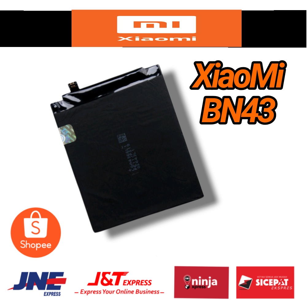 Baterai Batre Xiaomi Redmi Note 4X BN43 Original