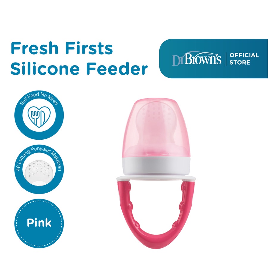Dr Brown's Fresh Firsts Silicone Feeder | Dot Buah Empeng