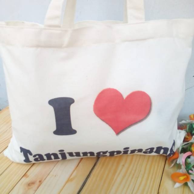

[35*30]cm (Landscape) Totebag cocok untuk branding produk, souvenir pernikahan, dll