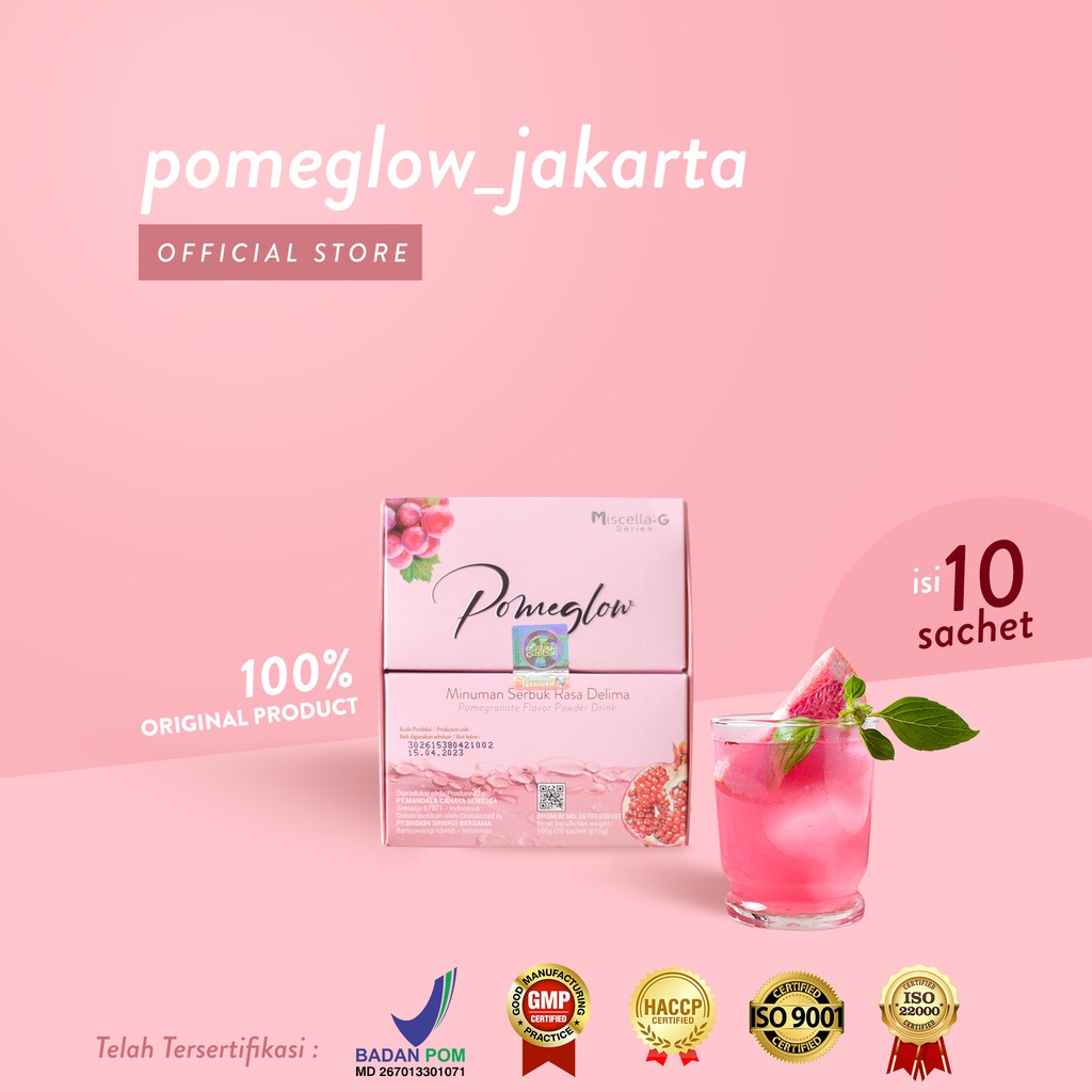 

POMEGLOW Collagen Drink | Minuman Kolagen Terbaik