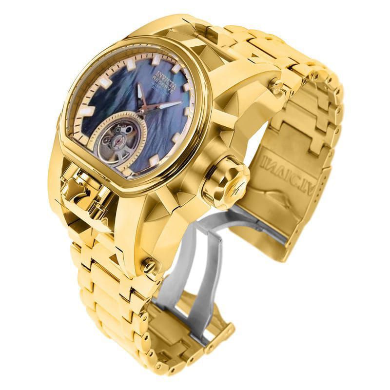 JAM TANGAN PRIA INVICTA RESERVE GOLD AUTOMATIC GARANSI 1 TAHUN