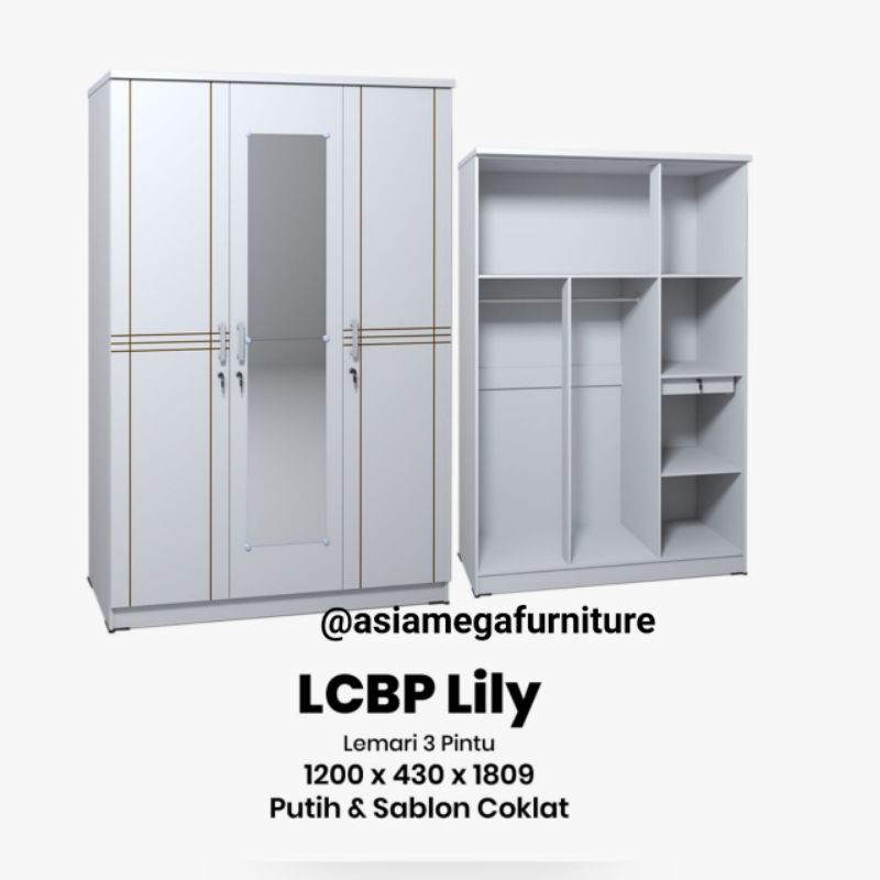 Lemari Pakaian 3 Pintu Lemari Gstar